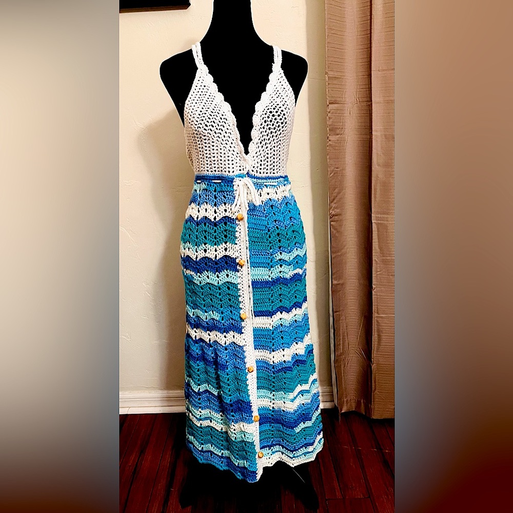 Small /medium crochet summer dress